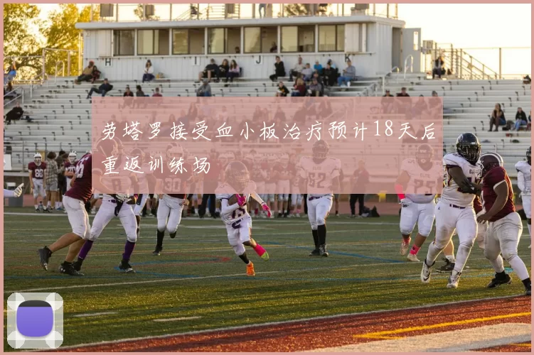劳塔罗接受血小板治疗预计18天后重返训练场